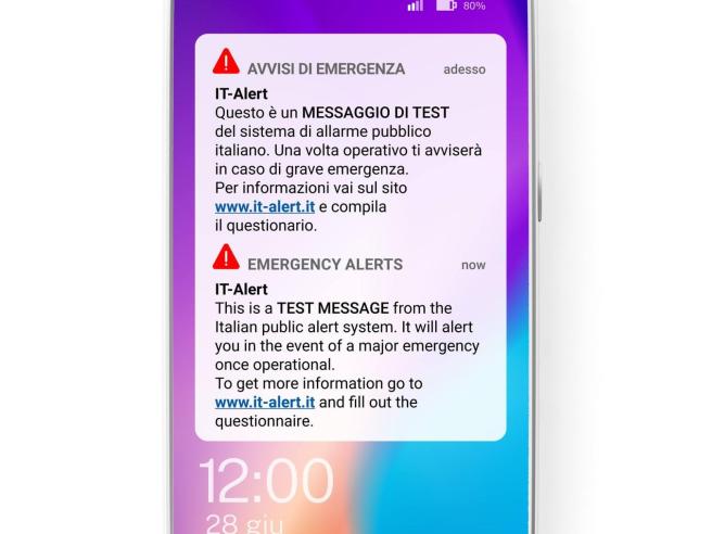 Fac simile Alert Protezione Civile Fac simile Alert Protezione Civile